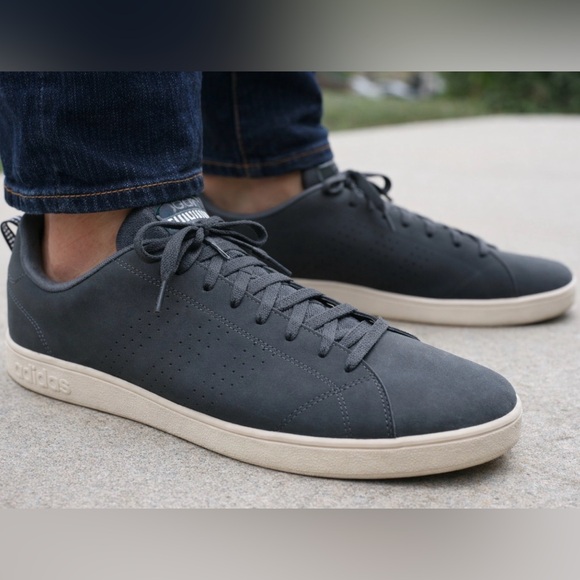 Adidas Men’s VS Advantage Casual Sneakers – Size 14 – Gray – Excellent Condition - Picture 5 of 6